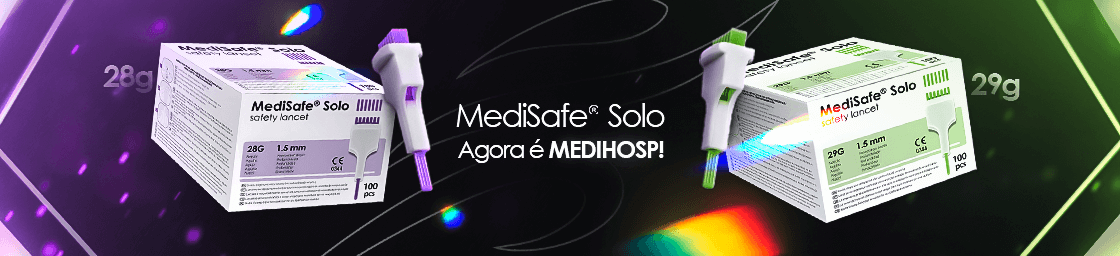 Lanceta Automática Medisafe Solo